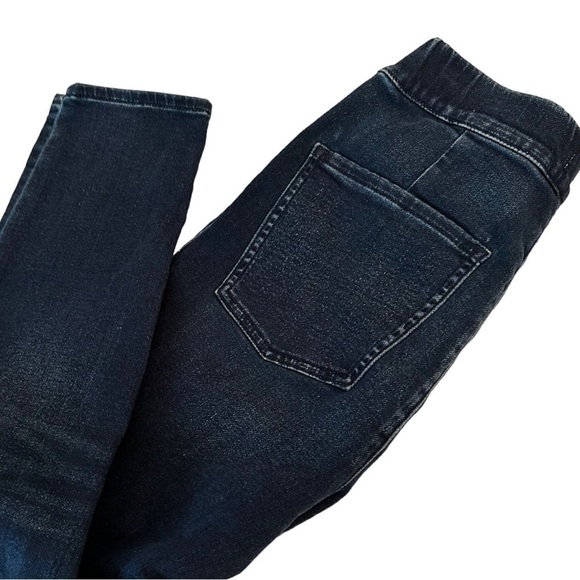 Express High Waisted Pull On Distressed Skinny Jeans - Picture 3 of 5